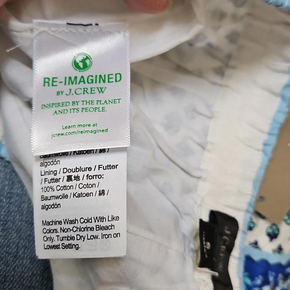 J. Crew Navy and White Maxi Skirt - Picture 4 of 5